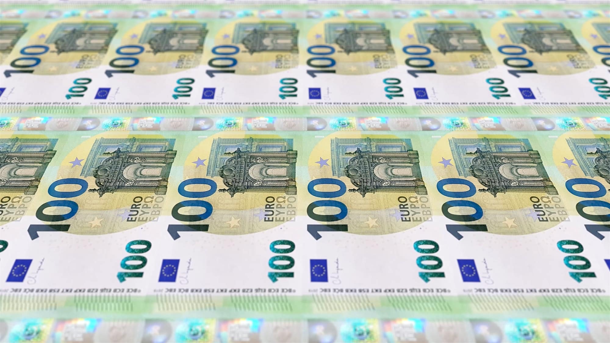 Euro Banknotes Money / Euro / Currency € / 100 EUR